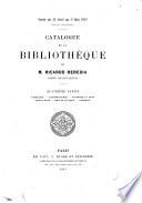Catalogue de la bibliothèque de m. Ricardo Heredia, comte de Benahavis ...: ptie. Théologie. Jurisprudence. Science et arts. Beaux-arts. Belles-lettres. Histoire