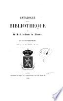 Catalogue de la bibliothèque de S. A. R. le Comte de Flandre