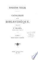 Catalogue de la bibliotheque ...