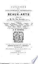 Catalogue de la bibliothèque importante sur les beaux-arts délaissée par feu Mr. Ed. Ter Bruggen... Ouvrages de Agincourt, Bartsch, Descamps, Dieterlin, Dumesnil, Van der Kellen, Le Blanc, Lievre, Le Pautre, Nagler, Passavant, Owen Jones, Smith, Shaw, Walpole, Weigel, e.a. et une belle et intéressante lettre autographe de P. P. Rubens