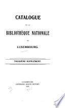 Catalogue de la Bibliothèque nationale de Luxembourg