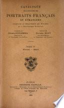 Catalogue de la collection des portraits français et étrangers
