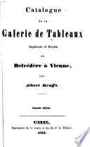 Catalogue de la galerie de tableaux ...