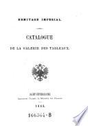 Catalogue de la Galerie des Tableaux