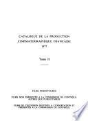 Catalogue de la production cinématographique française