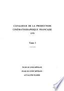 Catalogue de la production cinématographique française