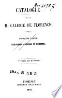 Catalogue de la R. Galerie de Florence