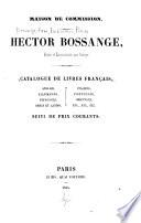 Catalogue de livres français, anglais, allemands, espagnols, grecs et latins, italiens, portugais, orientaux, etc