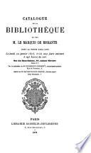 Catalogue de vente des livres de Joachim Gomez de la Cortina, du 20 janvier à 1 fevrier 1873