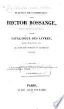 Catalogue des livres, cartes géographiques, etc