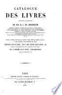Catalogue des livres composant la bibliotheq̀ue de feu M. J. Fr. Boissonade ... Dont la vent aura lieu le ... 3 mars 1859 et jour suivant...