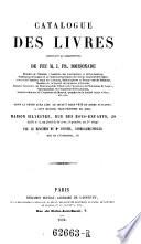 Catalogue des livres composant la bibliotheque de J. Fr. Boissonade