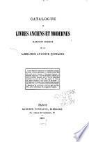 Catalogue des livres de fonds ou en dépôt à la librairie spéciale pour l'histoire de France