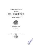 Catalogue des livres de la bibliothèque du prince Michel Galitzin