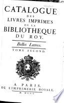 Catalogue des livres imprimez de la Bibliotheque du roy: Théologie, ptie. 1-3