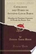 Catalogue des OEvres de Antoine-Louis Barye