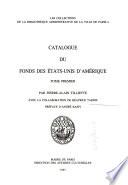 Catalogue du Fonds des États-Unis d'Amérique
