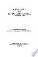 Catalogue du Fonds Jean Cocteau, Université Paul Valéry