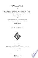 Catalogue du Musée départemental d'archéologie de Nantes et de la Loire-Indérieure