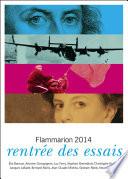 Catalogue Flammarion 2014 : rentrée des essais