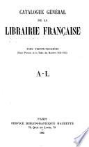 Catalogue général de la librairie française: 1840-1865