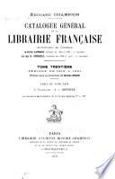 Catalogue général de la librairie française: 1840-1865