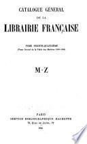 Catalogue général de la librairie française: 1840-1865
