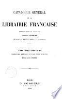 Catalogue général de la librairie française: 1913-1915, matières : A-Z