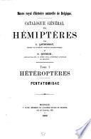 Catalogue général des Hémiptères