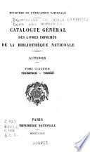 Catalogue général des livres imprimés: auteurs - collectivités-auteurs - anonymes, 1960-1964