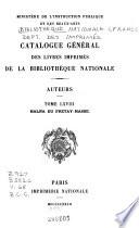 Catalogue général des livres imprimés: auteurs - collectivités-auteurs - anonymes, 1960-1964