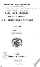 Catalogue général des livres imprimés: auteurs - collectivités-auteurs - anonymes, 1960-1964
