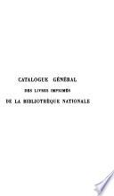 Catalogue général des livres imprimés: auteurs - collectivités-auteurs - anonymes, 1960-1964