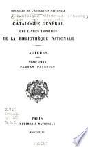 Catalogue général des livres imprimés: auteurs - collectivités-auteurs - anonymes, 1960-1964