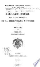 Catalogue général des livres imprimés: auteurs - collectivités-auteurs - anonymes, 1960-1964