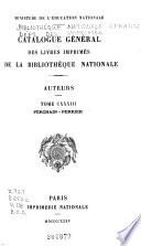Catalogue général des livres imprimés: auteurs - collectivités-auteurs - anonymes, 1960-1964