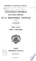 Catalogue général des livres imprimés: auteurs - collectivités-auteurs - anonymes, 1960-1964
