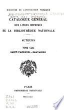 Catalogue général des livres imprimés: auteurs - collectivités-auteurs - anonymes, 1960-1964
