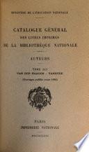 Catalogue général des livres imprimés: auteurs - collectivités-auteurs - anonymes, 1960-1964