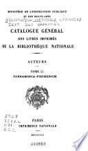 Catalogue général des livres imprimés: auteurs - collectivités-auteurs - anonymes, 1960-1964