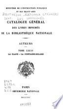 Catalogue général des livres imprimés: auteurs - collectivités-auteurs - anonymes, 1960-1964