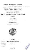 Catalogue général des livres imprimés: auteurs - collectivités-auteurs - anonymes, 1960-1964