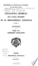 Catalogue général des livres imprimés: auteurs - collectivités-auteurs - anonymes, 1960-1964