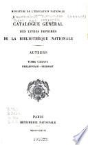 Catalogue général des livres imprimés: auteurs - collectivités-auteurs - anonymes, 1960-1964