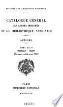 Catalogue général des livres imprimés: auteurs - collectivités-auteurs - anonymes, 1960-1964