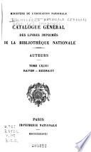 Catalogue général des livres imprimés: auteurs - collectivités-auteurs - anonymes, 1960-1964