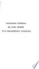 Catalogue général des livres imprimés: auteurs - collectivités-auteurs - anonymes, 1960-1964