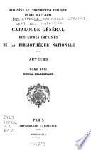 Catalogue général des livres imprimés: auteurs - collectivités-auteurs - anonymes, 1960-1964