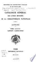 Catalogue général des livres imprimés: auteurs - collectivités-auteurs - anonymes, 1960-1964