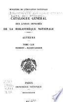 Catalogue général des livres imprimés: auteurs - collectivités-auteurs - anonymes, 1960-1964